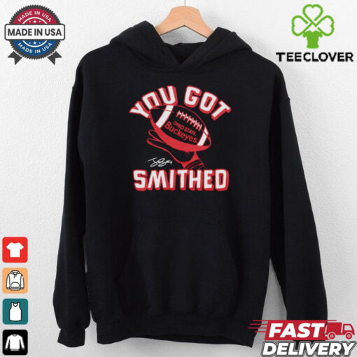 Ohio State Buckeyes Jeremiah Smith you got Smithed signature shirt