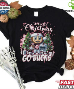 Ohio State Buckeyes Merry Christmas Go Bucks Pajamas Shirt