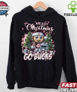 Ohio State Buckeyes Merry Christmas Go Bucks Pajamas Shirt