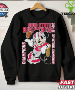 Ohio State Buckeyes Mickey Mouse 2024 2025 College Football Playoff National Champions T shirts