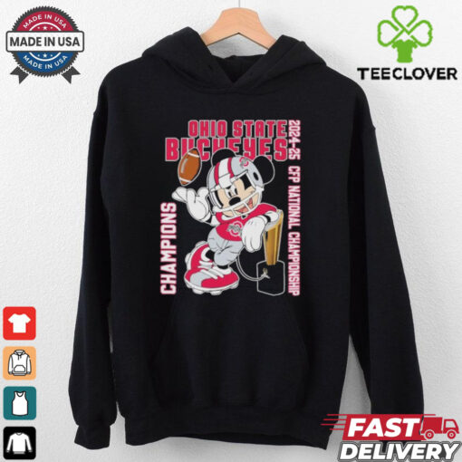 Ohio State Buckeyes Mickey Mouse 2024 2025 College Football Playoff National Champions T shirts