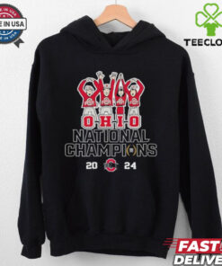 Ohio State Buckeyes National Champions 2024 hand sign shirt
