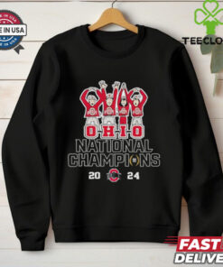 Ohio State Buckeyes National Champions 2024 hand sign shirt