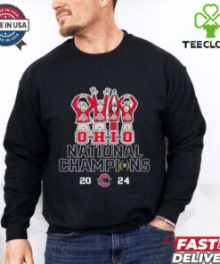 Ohio State Buckeyes National Champions 2024 hand sign shirt