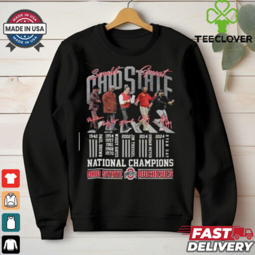 Ohio State Buckeyes National Champions Signature Unisex T Shirt
