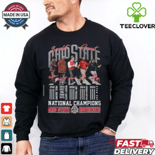 Ohio State Buckeyes National Champions Signature Unisex T Shirt