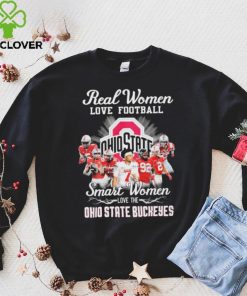 Ohio State Buckeyes Real Women Love Football Smart Women Love The Ohio State Football Signatures Shirt