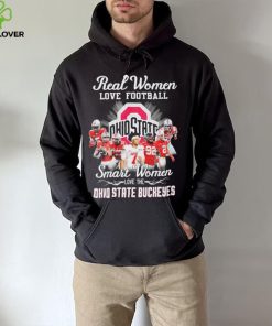 Ohio State Buckeyes Real Women Love Football Smart Women Love The Ohio State Football Signatures Shirt