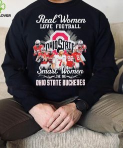 Ohio State Buckeyes Real Women Love Football Smart Women Love The Ohio State Football Signatures Shirt