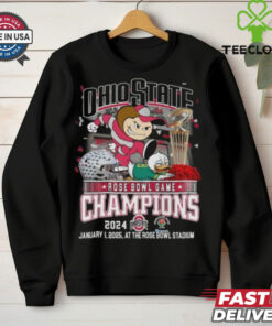 Ohio State Buckeyes Rose Bowl Game Champions 2024 Fan Pride T Shirt Fan Favorite