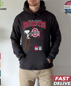 Ohio State Buckeyes Snoopy Painting Shirt