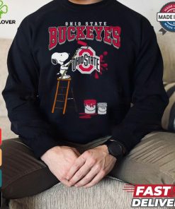 Ohio State Buckeyes Snoopy Painting Shirt