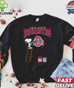 Ohio State Buckeyes Snoopy Painting Shirt