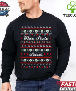 Ohio State Buckeyes Soccer ugly Christmas shirt