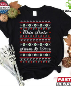 Ohio State Buckeyes Swim and Dive ugly Christmas shirt
