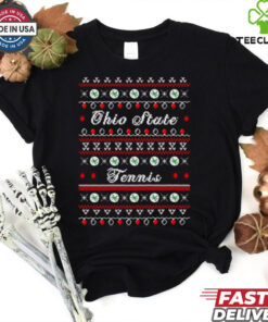 Ohio State Buckeyes Tennis ugly Christmas shirt