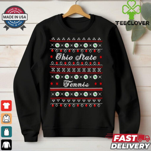 Ohio State Buckeyes Tennis ugly Christmas shirt