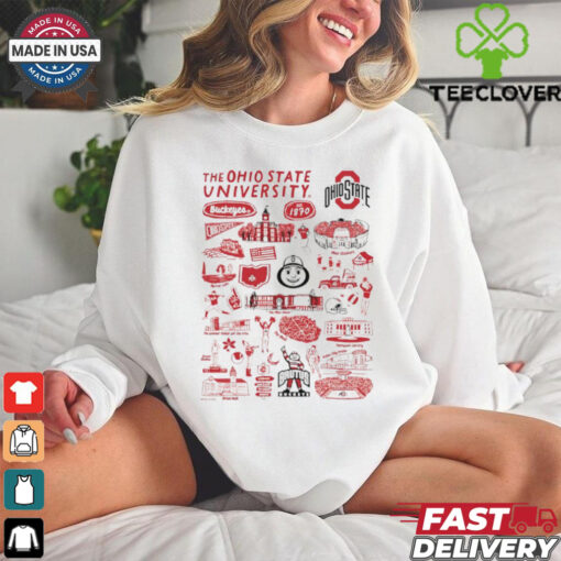 Ohio State Buckeyes Vive La Fete Infant Impressions artwork shirt