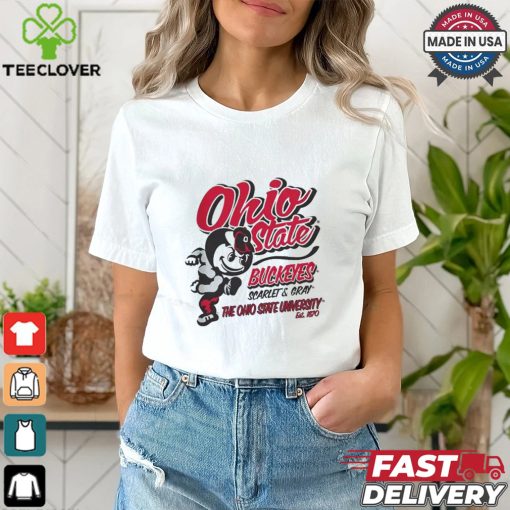 Ohio State Buckeyes White Retro T Shirt