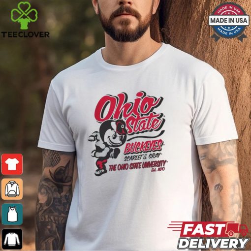 Ohio State Buckeyes White Retro T Shirt