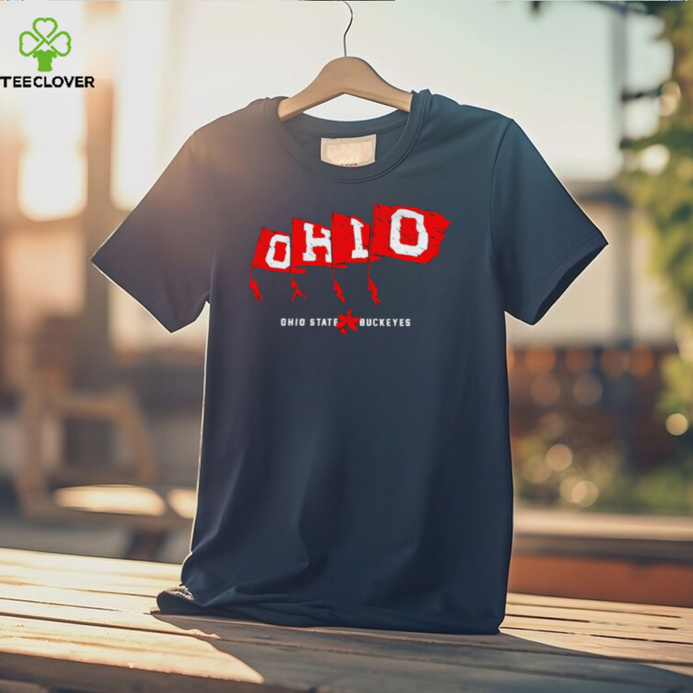 Ohio State Buckeyes flags shirt Ohio State Buckeyes flags shirt