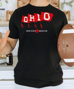Ohio State Buckeyes flags shirt