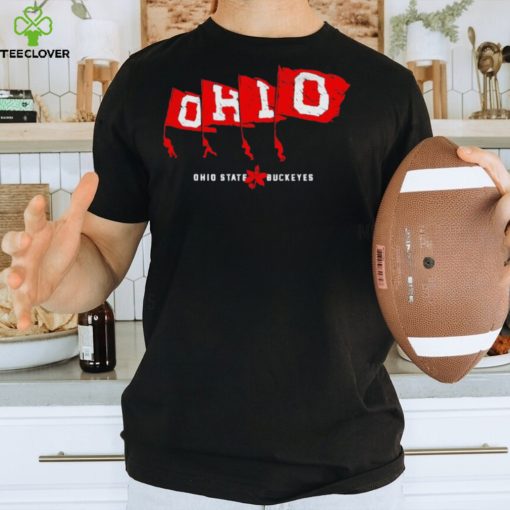 Ohio State Buckeyes flags shirt
