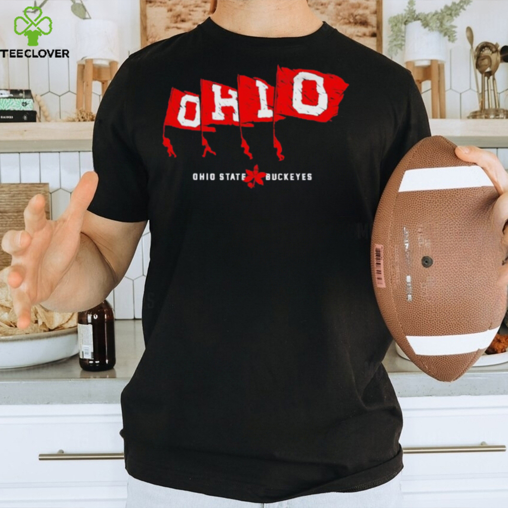 Ohio State Buckeyes flags shirt Ohio State Buckeyes flags shirt