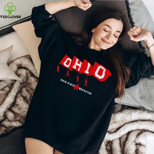 Ohio State Buckeyes flags shirt