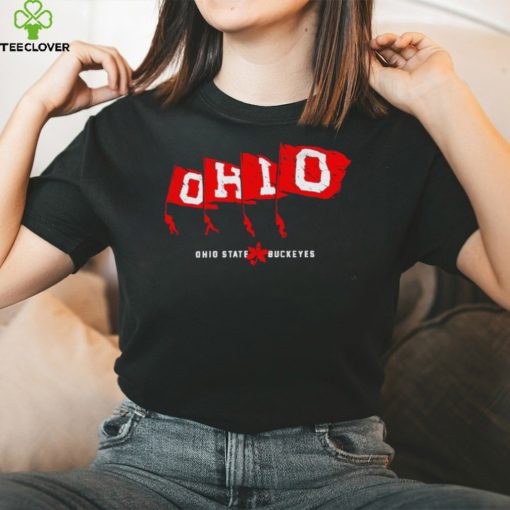 Ohio State Buckeyes flags shirt