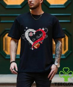 Ohio State Buckeyes go bucks diamond heart shirt