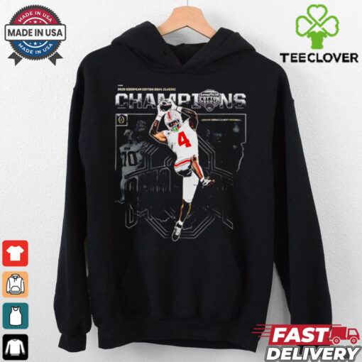 Ohio State Buckeyes number 4 Are 2025 Goodyear Cotton Bowl Classic Champions shirt
