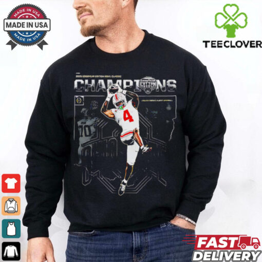 Ohio State Buckeyes number 4 Are 2025 Goodyear Cotton Bowl Classic Champions shirt