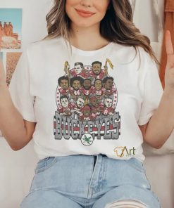 Ohio State Buckeyes team caricature football retro shirt