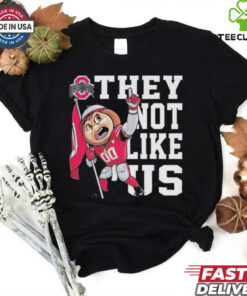 Ohio State Buckeyes they not like Us flag shirt