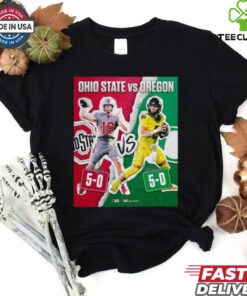 Ohio State Buckeyes vs Oregon Ducks football 2024 week 7 matchup shirt