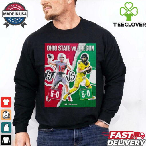 Ohio State Buckeyes vs Oregon Ducks football 2024 week 7 matchup hoodie, sweater, longsleeve, shirt v-neck, t-shirt