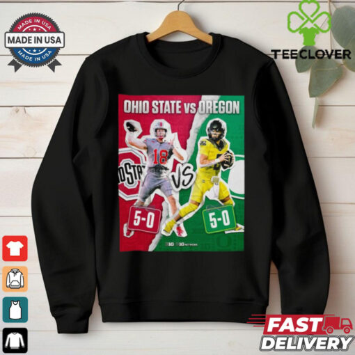 Ohio State Buckeyes vs Oregon Ducks football 2024 week 7 matchup hoodie, sweater, longsleeve, shirt v-neck, t-shirt