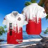 Red Blue Chicago Hawaiian Shirt