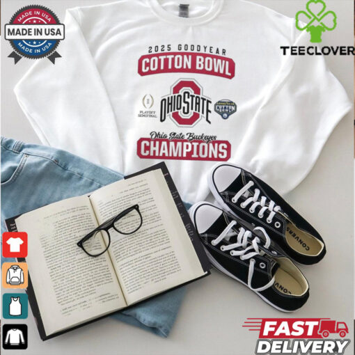 Ohio State Football 2025 Cotton Bowl Champions Playoff Semifinal Logo Shirt