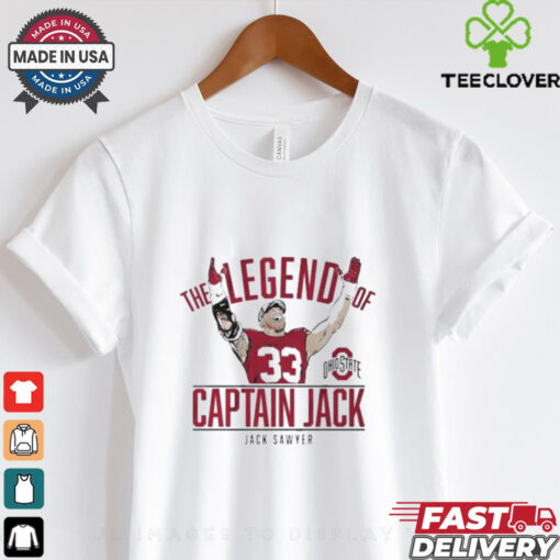 Ohio State Football The Legend Of Captain Jack Sawyer Shirt