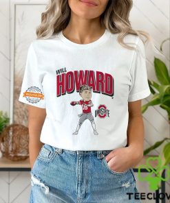 Ohio State Football Will Howard Caricature Shirt