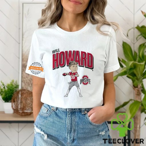 Ohio State Football Will Howard Caricature Shirt