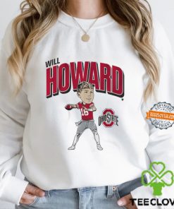 Ohio State Football Will Howard Caricature Shirt