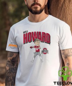 Ohio State Football Will Howard Caricature Shirt