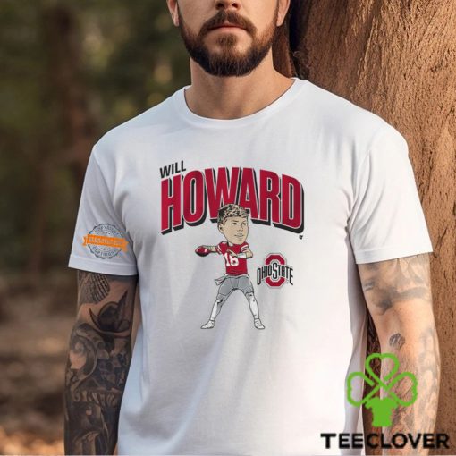 Ohio State Football Will Howard Caricature Shirt