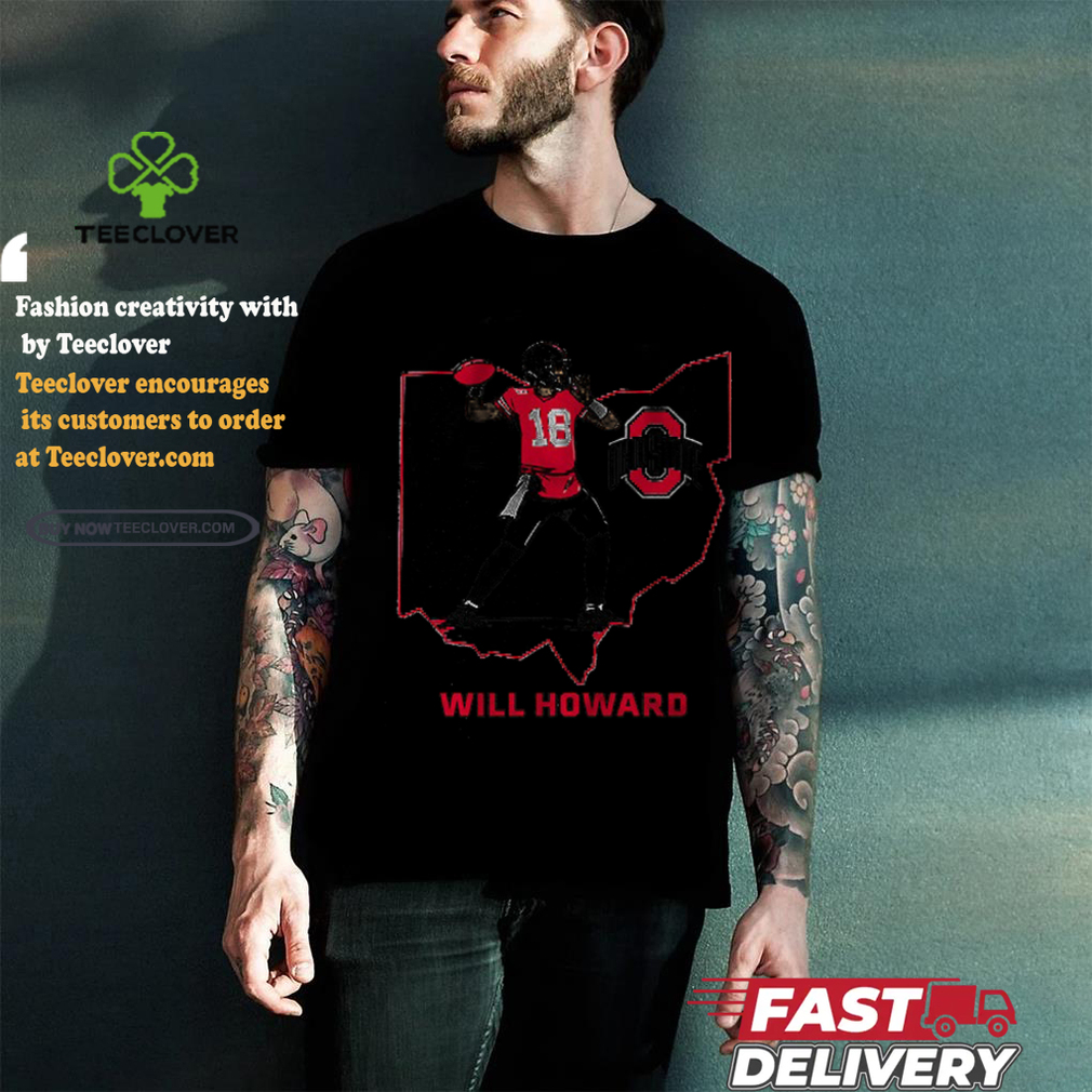 Ohio State Football_ Will Howard State Star shirt Ohio State Football_ Will Howard State Star shirt