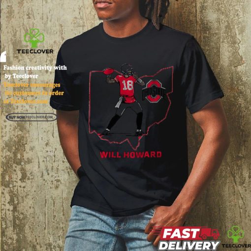 Ohio State Football_ Will Howard State Star shirt