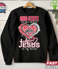 Ohio State In My Veins Jesus In My Heart Shirt