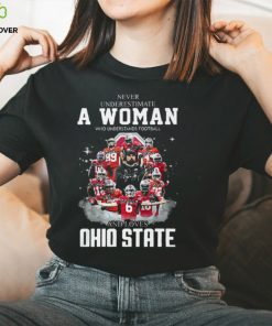 Ohio State Never Underestimate A Woman Who Understands Football Shirt